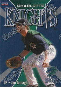 2012 Charlotte Knights Jim Gallagher