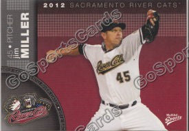 2012 Sacramento River Cats Jim Miller