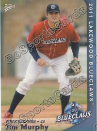 2011 Lakewood BlueClaws Jim Murphy