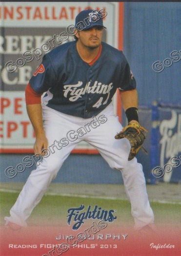 2013 Reading Fightin Phils Phillies Jim Murphy