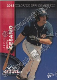 2012 Colorado Springs Sky Sox Jimmy Cesario