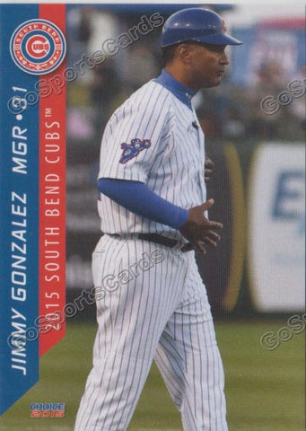 2015 South Bend Cubs Jimmy Gonzalez