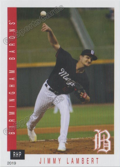 2019 Birmingham Barons Jimmy Lambert