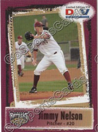 2011 Wisconsin Timber Rattlers DAV Jimmy Nelson