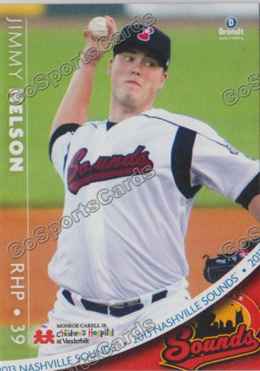 2013 Nashville Sounds Jimmy Nelson