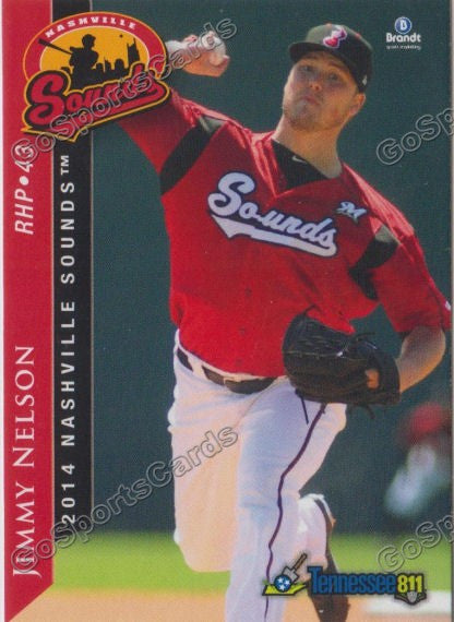 2014 Nashville Sounds Jimmy Nelson