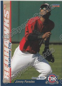 2012 Oklahoma City Redhawks Jimmy Paredes