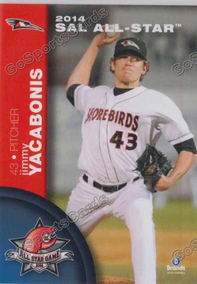 2014 South Atlantic League All Star ND Jimmy Yacabonis
