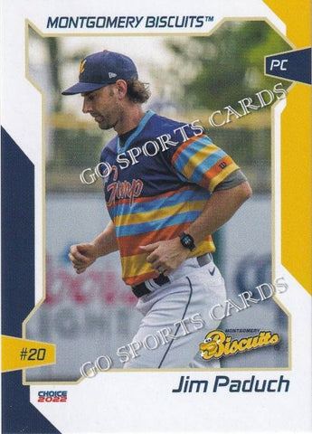 2022 Montgomery Biscuits Jim Paduch