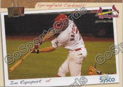2011 Springfield Cardinals SGA Jim Rapoport