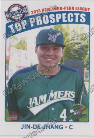 2013 New York Penn League Top Prospect NYPL Jin De Jhang