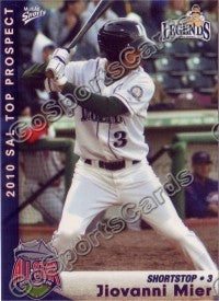 2010 South Atlantic League Top Prospects Jiovanni Mier