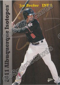 2011 Albuquerque Isotopes Joe Becker
