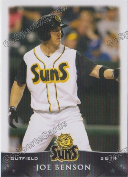 2014 Jacksonville Suns Joe Benson