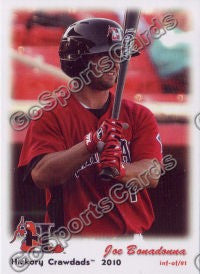 2010 Hickory Crawdads Joe Bonadonna