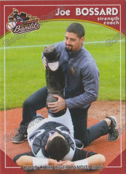 2016 Quad Cities River Bandits Joe Bossard