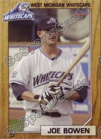 2009 West Michigan WhiteCaps Joe Bowen