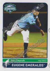 2012 Eugene Emeralds Joe Church