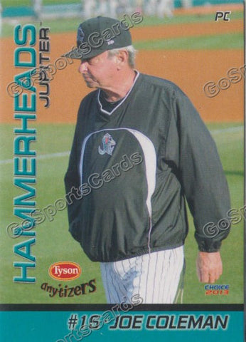 2013 Jupiter Hammerheads Joe Coleman