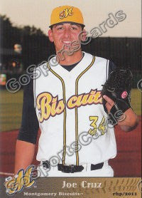 2011 Montgomery Biscuits Joe Cruz