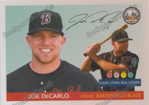 2016 Bakersfield Blaze Joe DeCarlo