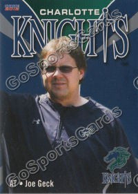 2012 Charlotte Knights Joe Geck