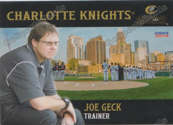 2014 Charlotte Knights Joe Geck
