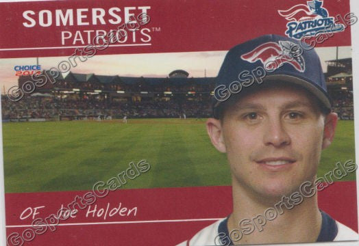 2013 Somerset Patriots Joe Holden