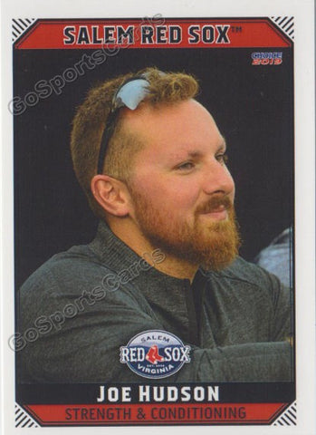 2019 Salem Red Sox Joe Hudson