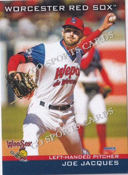 2023 Worcester Red Sox Joe Jacques #16
