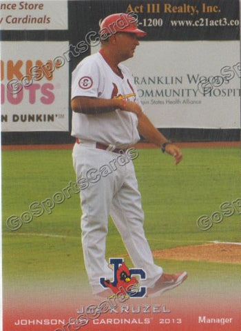 2013 Johnson City Cardinals Joe Kruzel