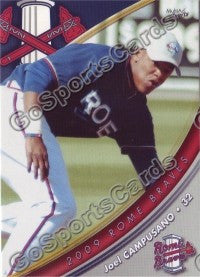 2009 Rome Braves Joel Yoel Campusano