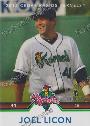 2013 Cedar Rapids Kernels Joel Licon