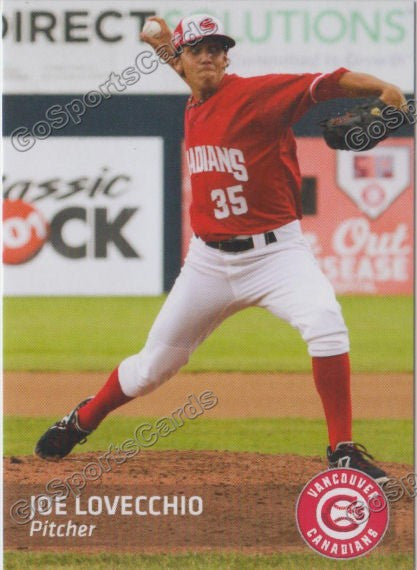 2014 Vancouver Canadians Joe Lovecchio