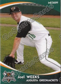 2009 Augusta GreenJackets Joel Weeks