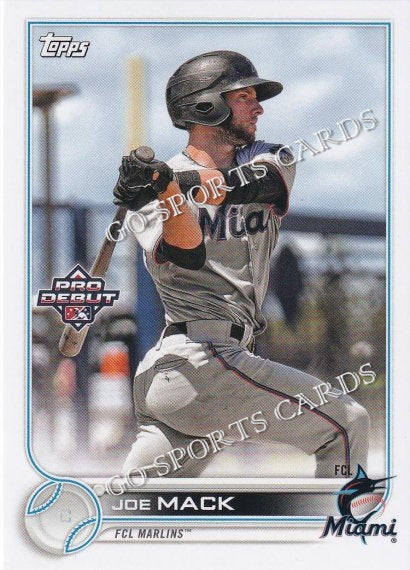 2022 Topps Pro Debut Joe Mack PD-159