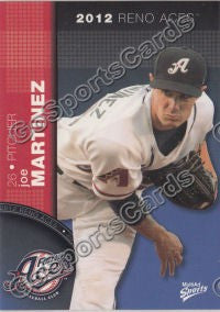 2012 Reno Aces Joe Martinez