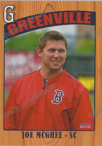 2017 Greenville Drive 2015 ReIssue Joe McGhee