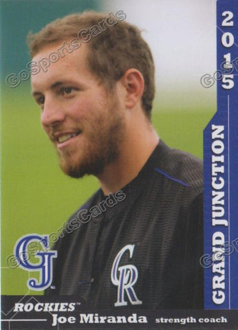 2015 Grand Junction Rockies Joe Miranda