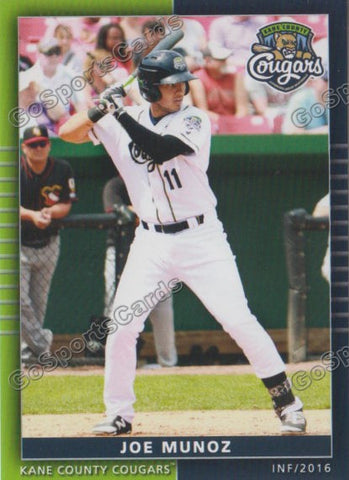 2016 Kane County Cougars Joe Munoz