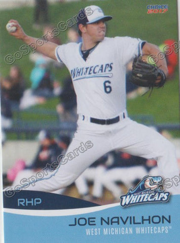 2017 West Michigan Whitecaps Joe Navilhon