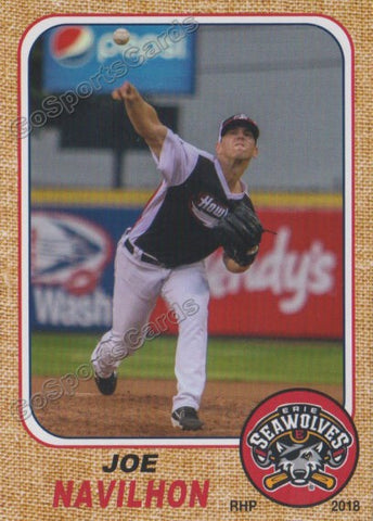 2018 Erie SeaWolves Joe Navilhon