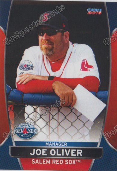2016 Salem Red Sox Joe Oliver