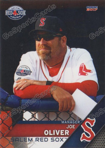 2017 Salem Red Sox Joe Oliver