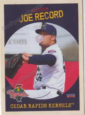 2019 Cedar Rapids Kernels Joe Record