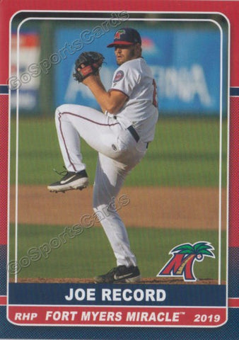 2019 Fort Myers Miracle Joe Record