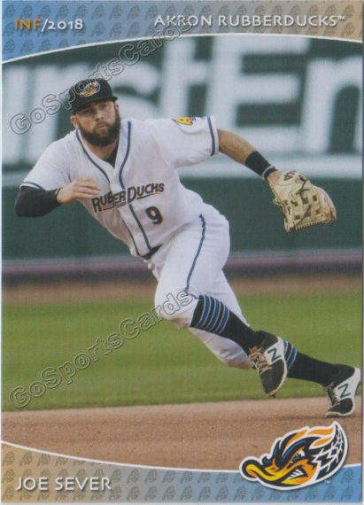 2018 Akron Rubber Ducks Joe Sever