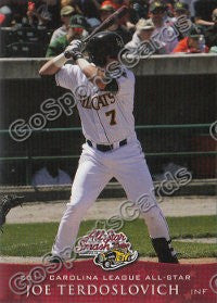 2011 Carolina League All Star Joey Joe Joseph Terdoslavich Terdoslovich