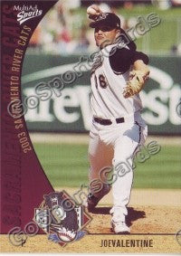 2003 Sacramento River Cats Multi-Ad Joe Valentine