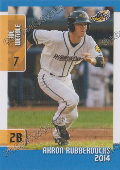 2014 Akron RubberDucks Joe Wendle